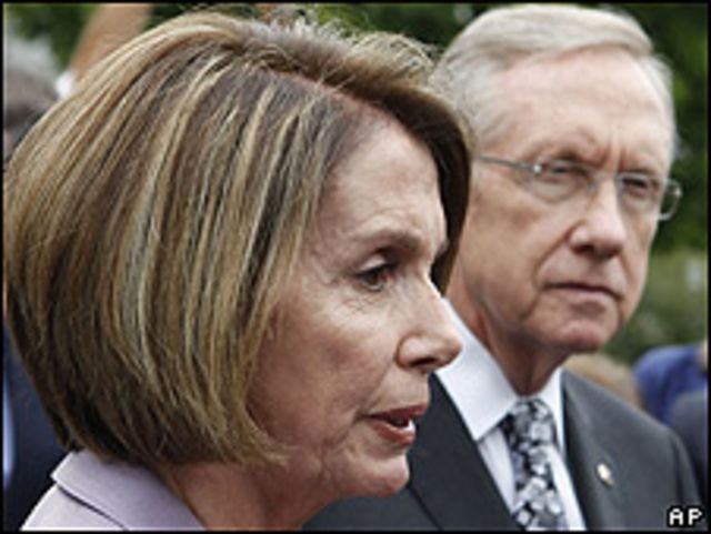 Nancy Pelosi y Harry Reid