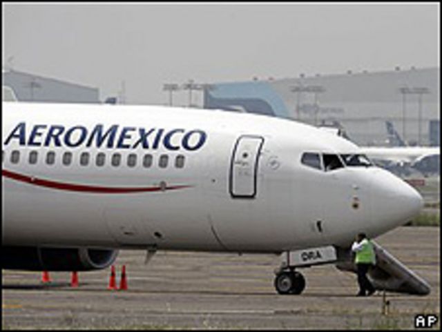 Avión mexicano secuestrado