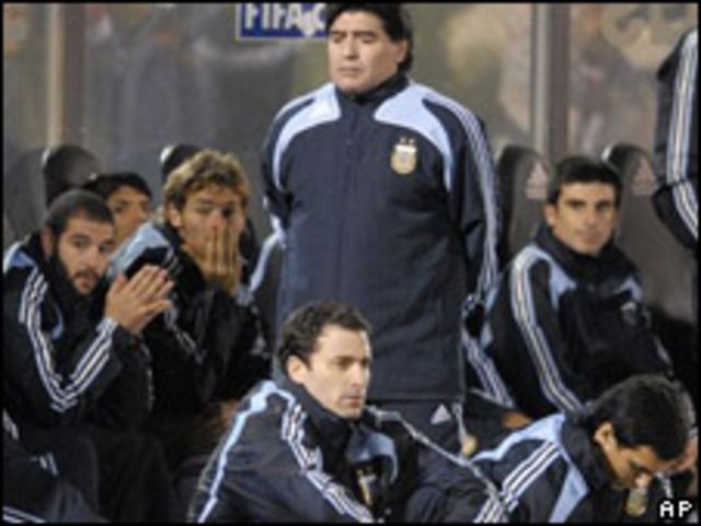 Diego Maradona y la selección argentina
