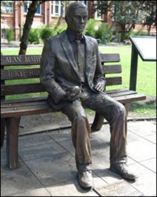 Estatua de Turing en los Jardines de Sackville