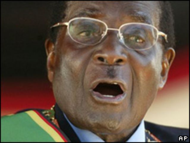 Robert Mugabe, presidente de Zimbabwe
