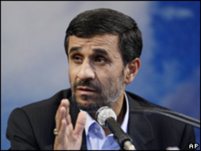 الرئيس الإيراني، محمود أحمدي نجاد