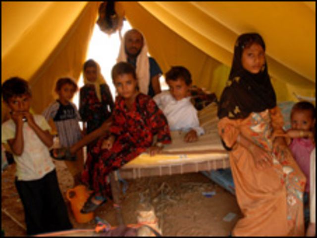 لاجئون يمنيون