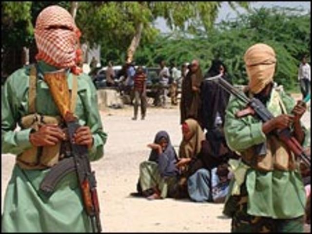 Combatientes de al-Shabab en Mogadiscio (Foto de archivo).