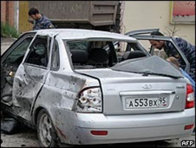 تفجير سابق في جروزني