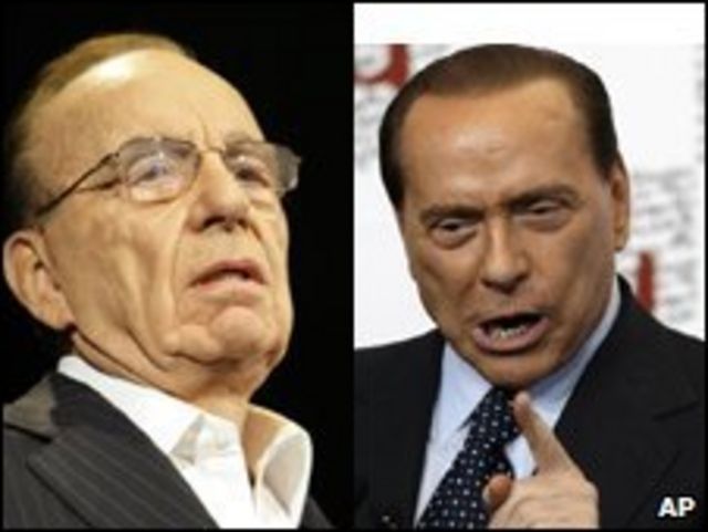 Руперт Мердок, Сильвио Берлускони