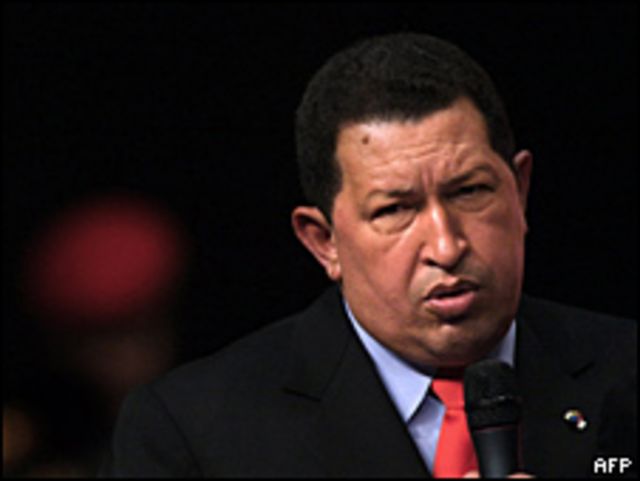 Hugo Chávez. 