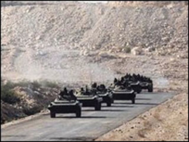 دبابات يمنية في صعدة