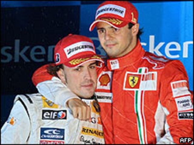 Fernando Alonso y Felipe Massa