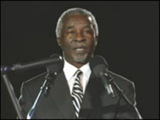 رئيس جنوب أفريقيا السابق، ثابو مبيكي 