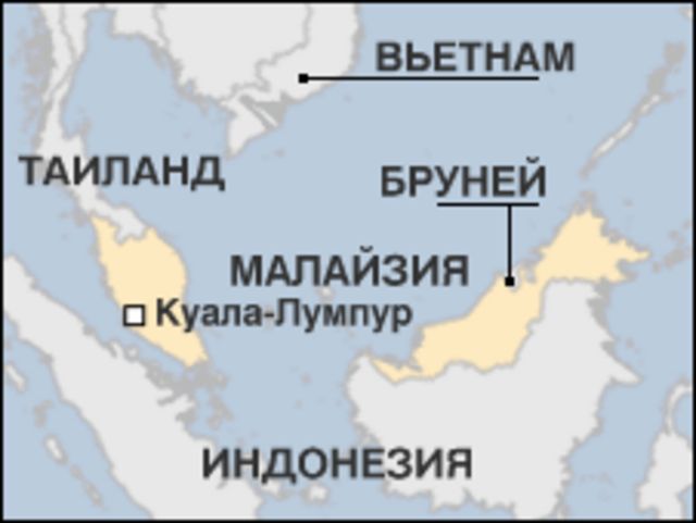 Карта Малайзии