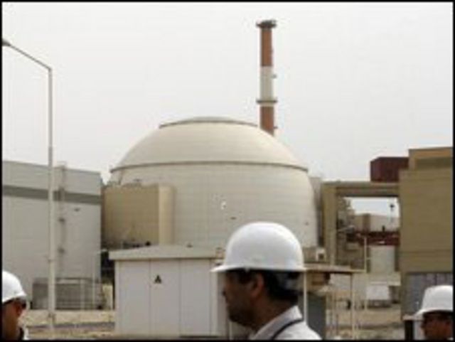 مفاعل بوشهر الايراني