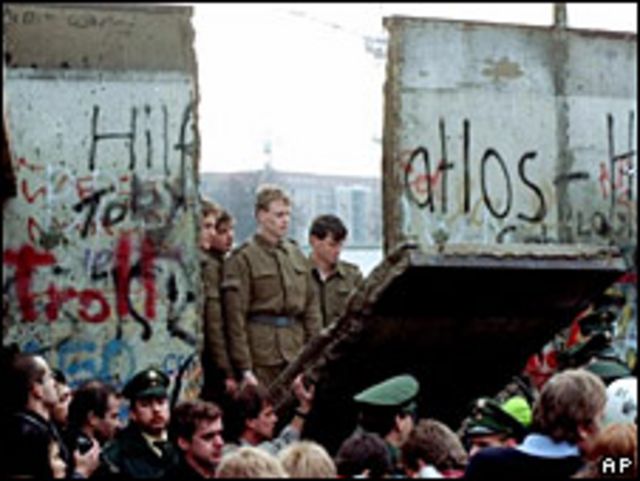 Caída del Muro de Berlín. 