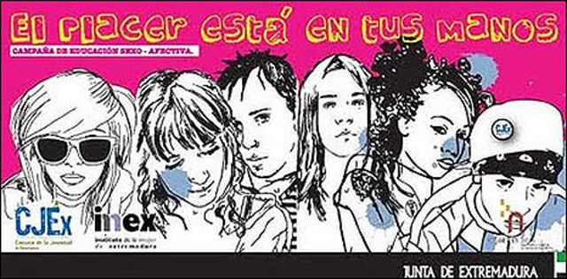 Cartaz da campanha 'O prazer está em suas mãos'