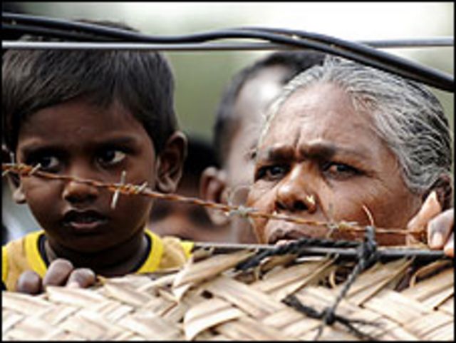 معسكرات الاحتجاز في سريلانكا 