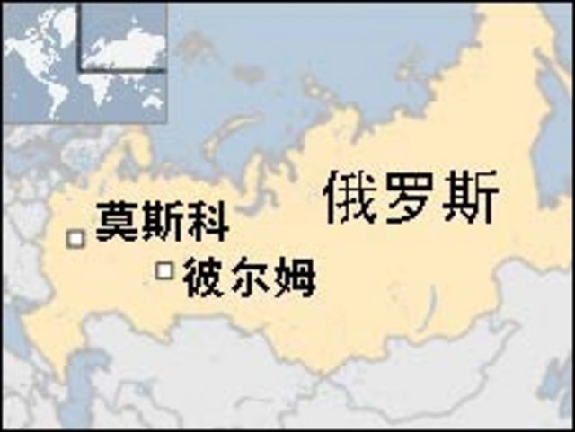 彼尔姆地图