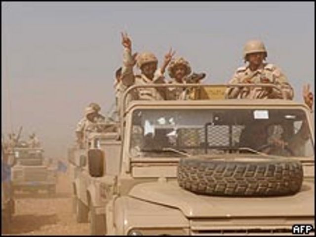 قوات سعودية قرب حدود اليمن