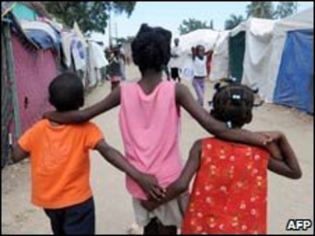 Niños en Puerto Príncipe