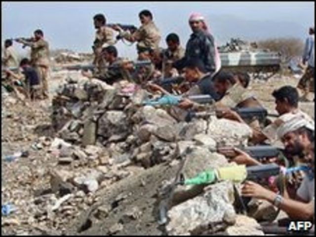 مسلحون يمنيون