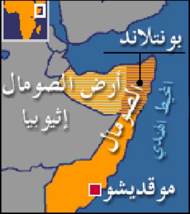 خريطة الصومال