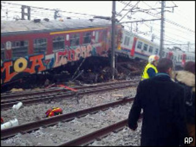 kecelakaan kereta di Belgia