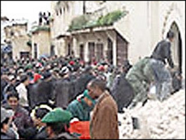 انهيار المئذنة بمكناس