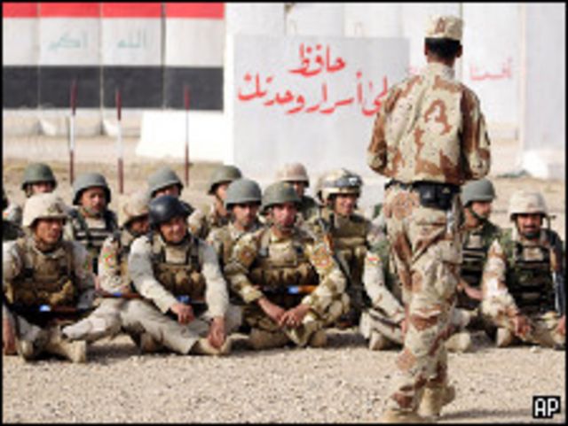 تدريب لقوات عراقية استعدادا للانتخابات