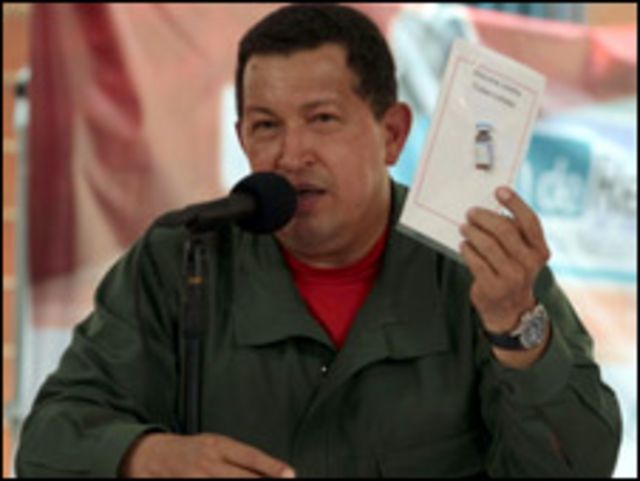 الرئيس الفنزويلي هوجو تشافيز