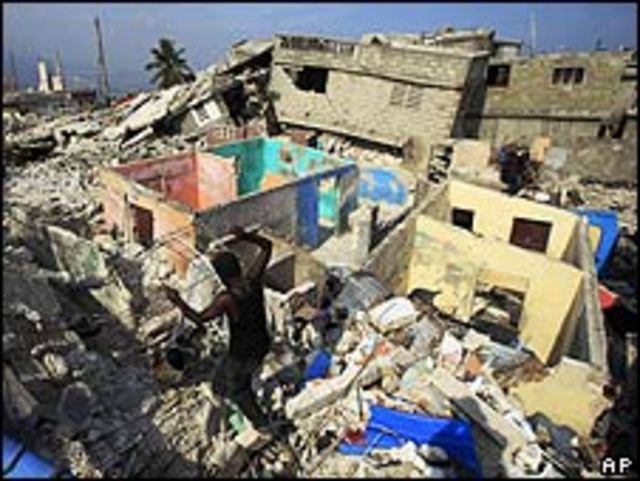 Ruinas en Puerto Príncipe, Haití