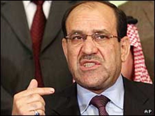 رئيس الوزراء العراقي نوري المالكي 