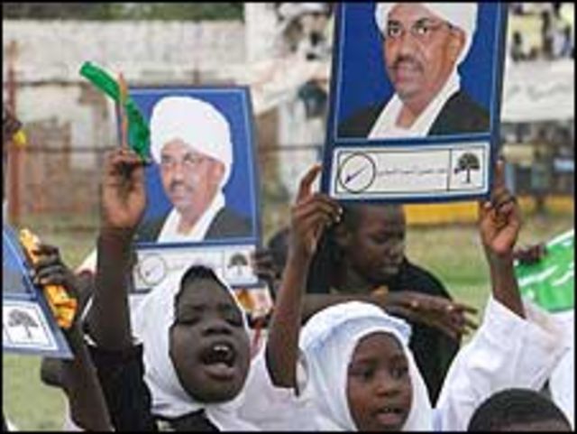 ملصقات انتخابية في السودان