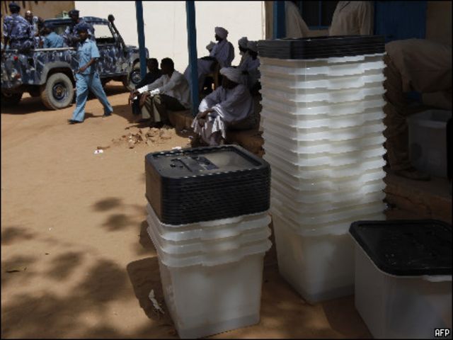 تجهيزات للانتخابات في الفاشر بولاية شمال دارفور