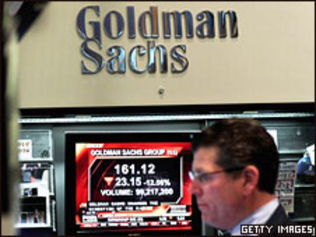 Сотрудник Goldman Sachs на Нью-йоркской фондовой бирже