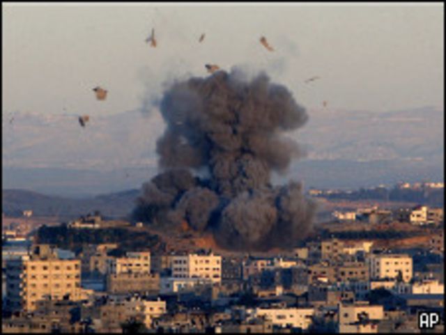 قصف على غزة