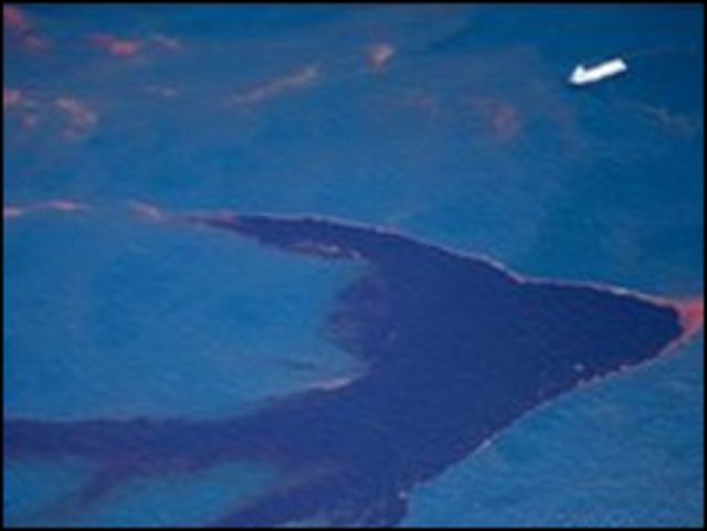 بقع النفط في خليج المكسيك