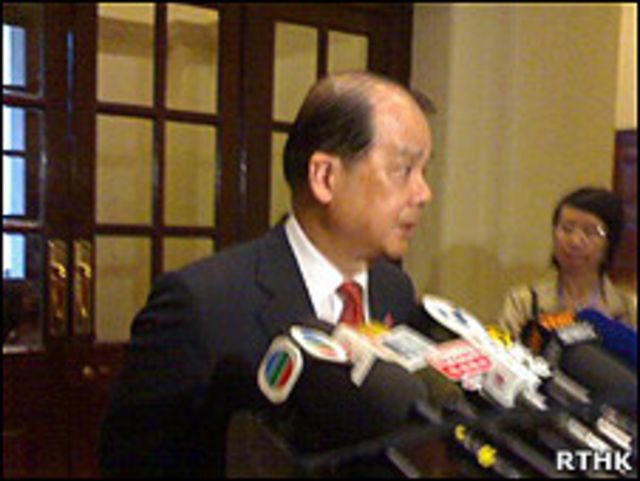 香港勞工及福利局局長張建宗(17/07/2010)