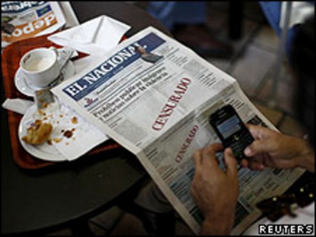 Portada del diario El Nacional, 18 agosto 2010