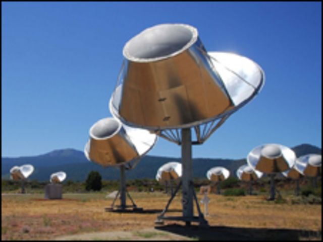 Telescópio do Seti, na Califórnia