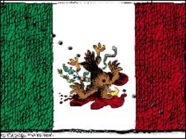 Polémica por caricatura de la bandera de México - BBC News Mundo