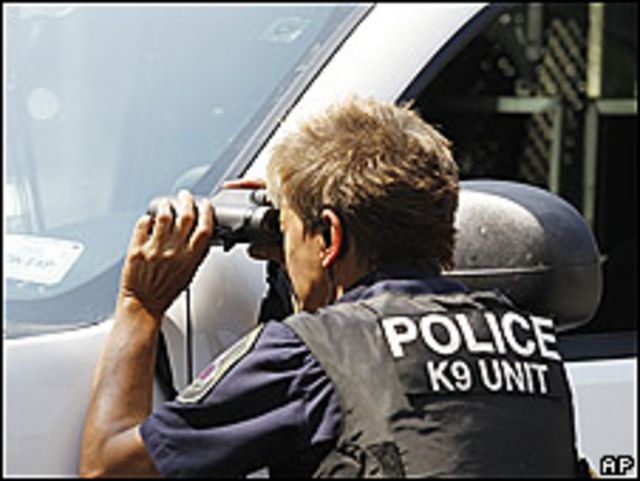 Policía en Maryland, Estados Unidos
