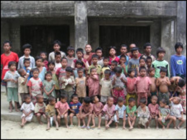 Orphans in Rakhine