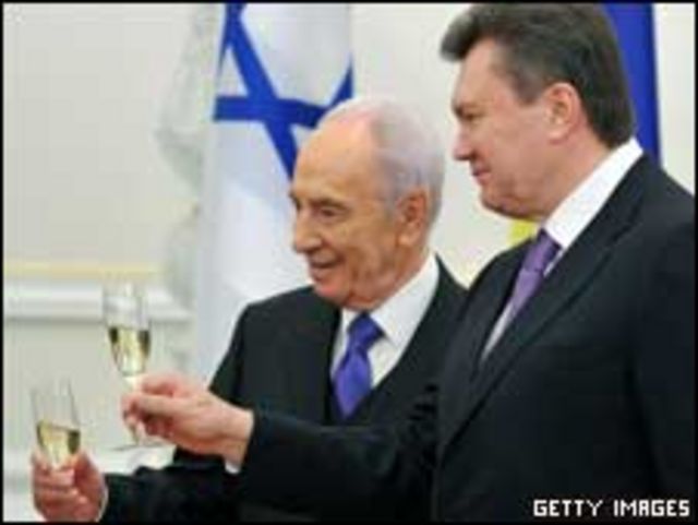 Шимон Перес і Віктор Янукович