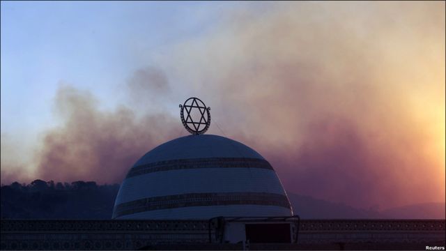 En fotos: incendio "sin precedentes" en Israel - BBC News Mundo