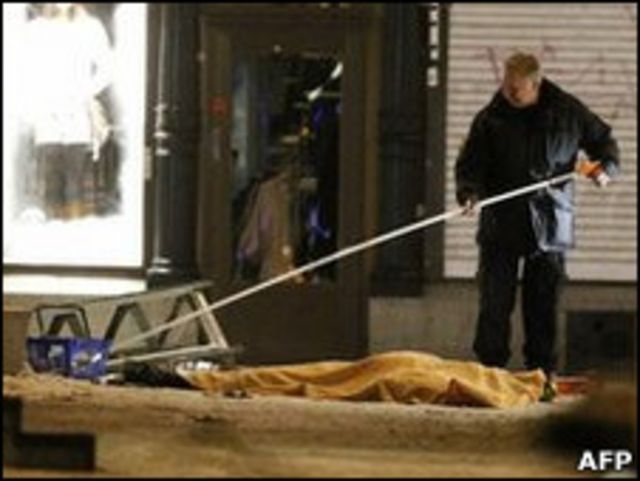 斯德哥爾摩警方調查爆炸事件