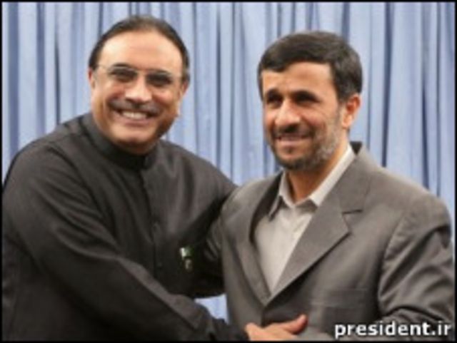 احمدی نژاد و زرداری
