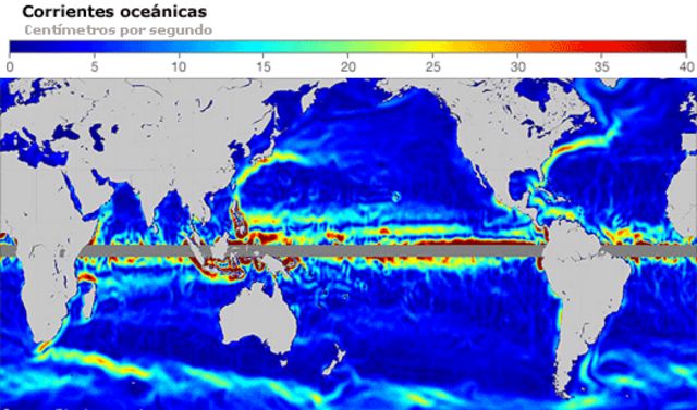 Primeras imágenes detalladas de las corrientes oceánicas - BBC News Mundo