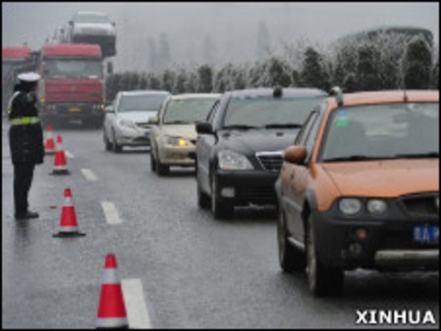 貴州所有被封閉的高速公路已開通運行(03/01/2011)