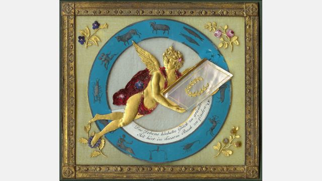 Representación del zodíaco al estilo Biedermeier de Johannes Endletzberger. Cortesía: Nancy Rosin. 