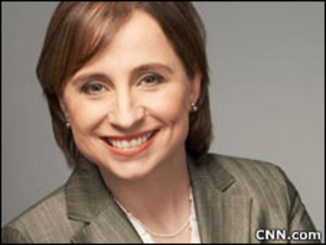 Carmen Aristegui, periodista mexicana (Imagen cortesía de CNN en español)