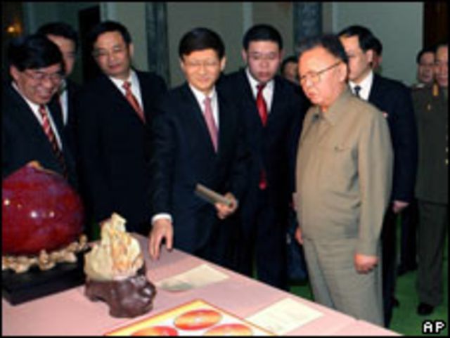 孟建柱和金正日